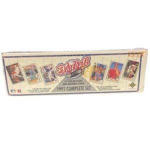 1991 Upper Deck Baseball Complete Set 800 Card Factory Sealed Vintage Nice